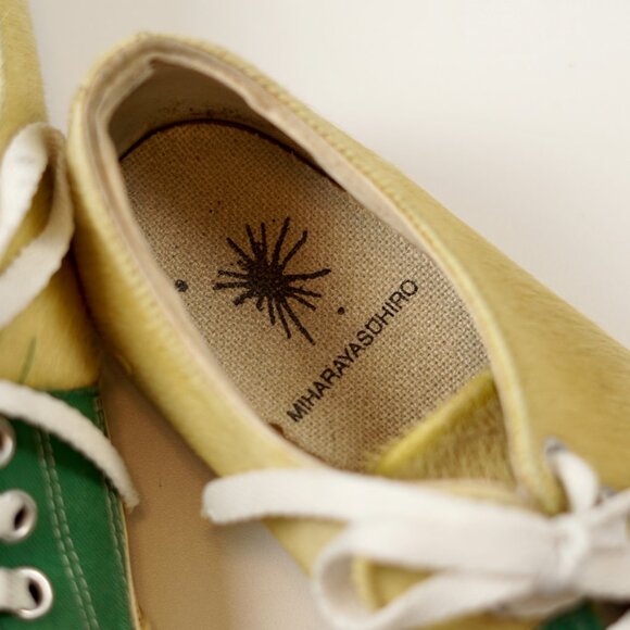 Maison Mihara Yasuhiro Pony Hair Canvas Hybrid Sneaker - Picture 9 of 10
